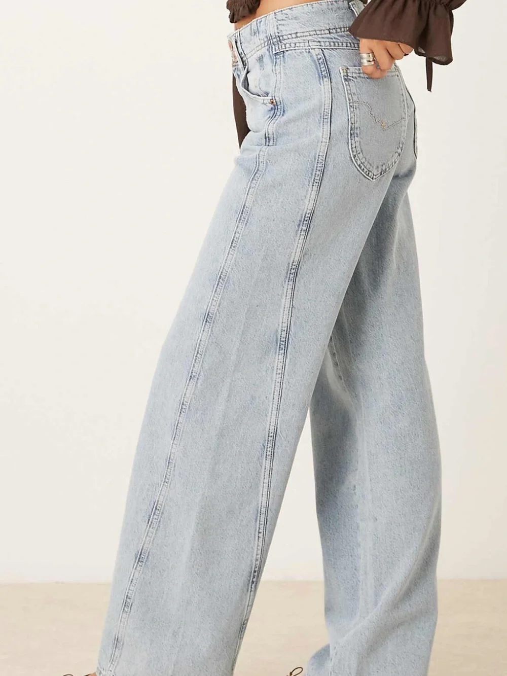NWT Free People Aster High Rise Straight Leg Jeans